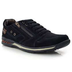 Sapatênis Masculino de Couro Pegada Azul 114858