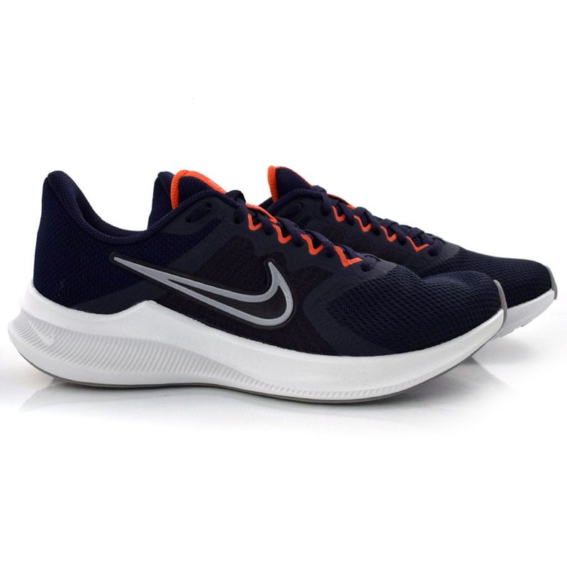 Tênis Masculino Nike Downshifter 11 Azul CW3411401 Vizzent