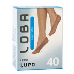 Meia Fina Sapatilha Loba Branco 5520-01