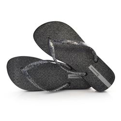 Chinelo Ipanema Glitter Preto 26481