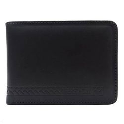 Carteira Masculina de Couro Ferracini Preto CFB-021