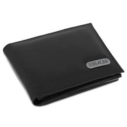 Carteira Masculina de Couro Ferracini Preto CFB-022