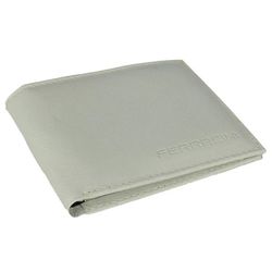 Carteira Masculina de Couro Ferracini Branco CFB-032