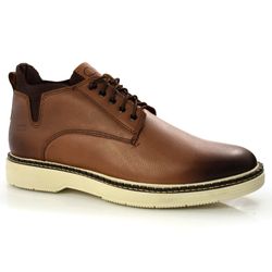 Bota Masculina de Couro Democrata Marrom 270102