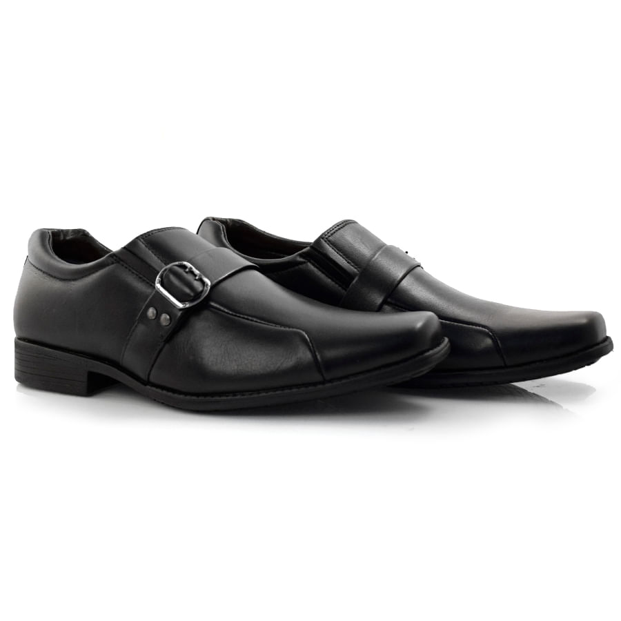 Sapato Social Masculino Zapattero Felx Preto 8284 - Foto 2