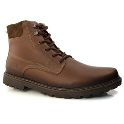 Bota Masculina de Couro Pegada Marrom 581058