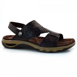 Papete Masculina de Couro Pegada Marrom 131662