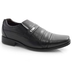 Sapato Social de Couro Zapattero Preto 8268