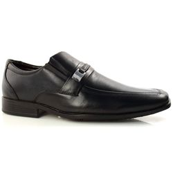 Sapato Social de Couro Masculino Zapattero Preto 7512