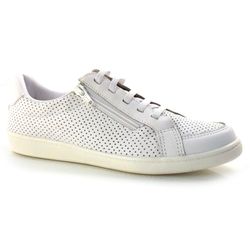 Tênis Feminino de Couro Suzzara Branco C12054 FO