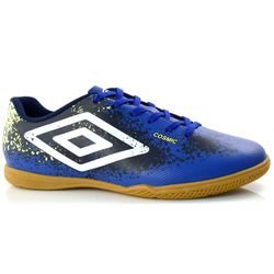 Chuteira Indoor Umbro Cosmic Azul U01FB050