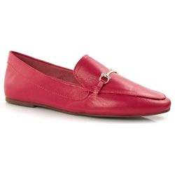 Loafer Feminino de Couro Suzzara Rosa 74704