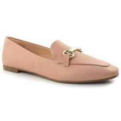 Mocassim Feminino Lacolly Bege 71009