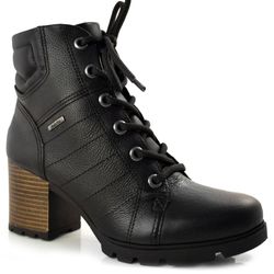 Coturno Feminino com Salto Bloco Dakota Preto G4564