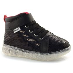 Tênis Infantil com LED Pampili Preto 670.030