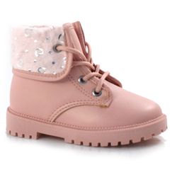 Coturno Infantil Molekinha do 20 ao 25 Rosa 2126.520.25601
