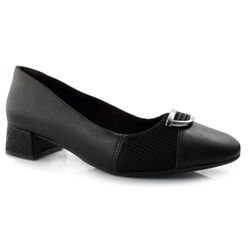 Scarpin Feminino Comfortflex Preto 23-95306