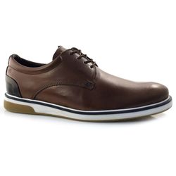 Sapato Social Masculino de Couro Zapattero Marrom 0753