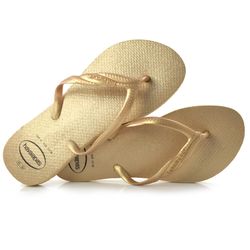 Chinelo Havaianas Fantasia Gloss Dourado 4145643