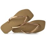 Chinelo Feminino Havaianas Slim Square Party Dourado 4149415 - Vizzent