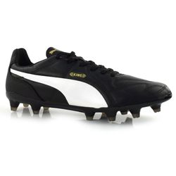 Chuteira de Couro Masculina Puma King Preto 106455