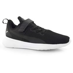 Tênis Infantil Puma Flyer Runner do 26 ao 33 Preto 309719