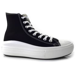 Tênis de Cano Alto Converse All Star Move Original Preto CT15460001