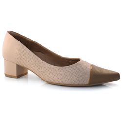 Scarpin de Couro Usaflex Rosa MM0501
