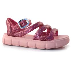 Sandália Infantil Grendene Barbie Model Rosa 23021