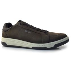 Sapatênis Masculino de Couro Ferracini Vox Preto 8050