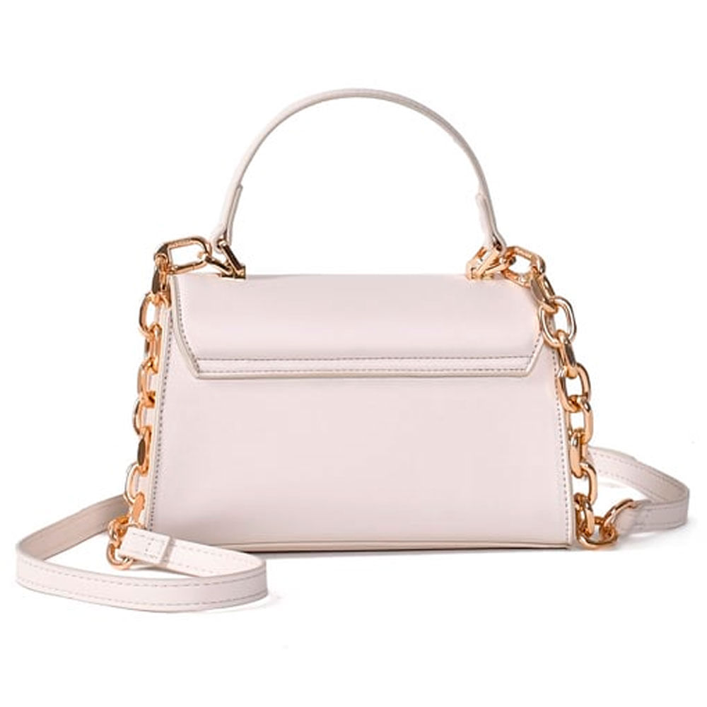 Bolsa Tiracolo Feminina Via Marte Off White B1-113-01 - Vizzent