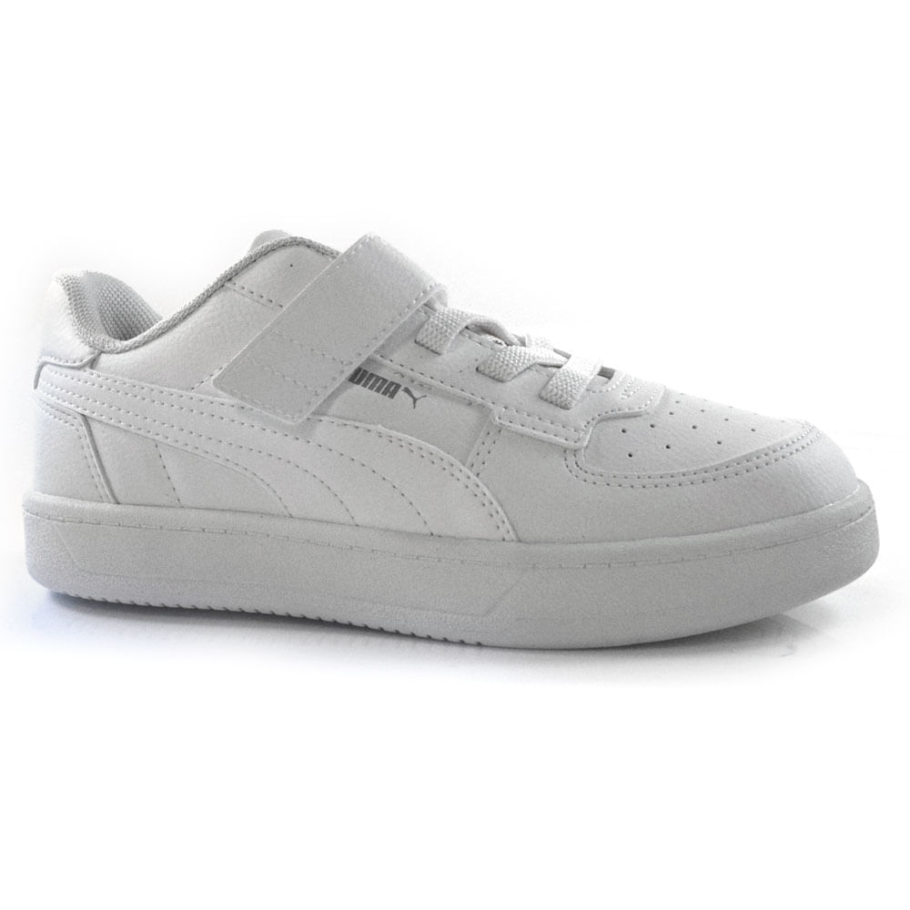 Tênis Feminino de Couro Puma Carina Branco 375565 - Vizzent