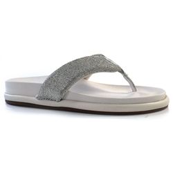 Sandália Flat Feminina Vizzano Off White 6507.103.27791