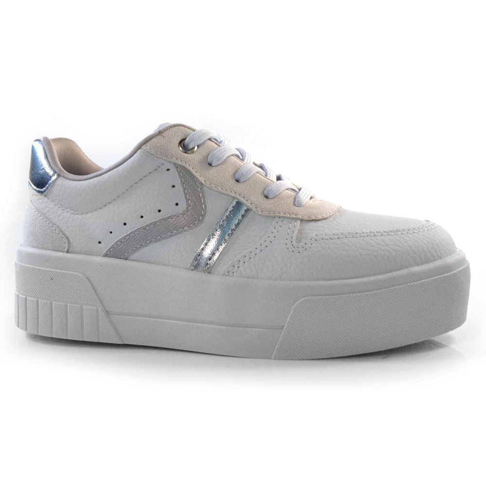 Tênis Casual Feminino Ramarim Branco 24-84104 - Vizzent