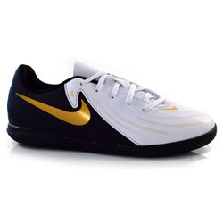 Chuteira de Futsal Infantil Nike Phantom do 31 ao 37 Branco FJ2606-100 JR