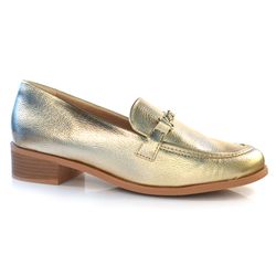 Mocassim Feminino Ramarim Dourado 24-16101 MET
