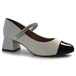 Sapato Mary Jane Feminino Vizzano Off White 1423.103.27299