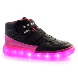 Tênis de LED Infantil Pampili do 23 ao 32 Preto 483.005