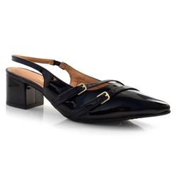 Scarpin Slingback Feminino Vizzano Preto 1220.366.13488