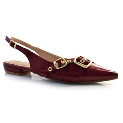 Sapatilha Slingback Feminina Suzzara Bordô 13700.170