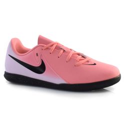Chuteira de Futsal Infantil Nike Phanton Rosa FJ2606-600 JR