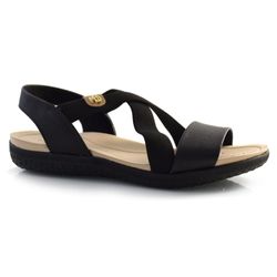 Sandália Flat Feminina Modare Preto 7125.249.26892