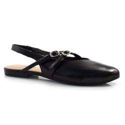Sapatilha Slingback Feminina Dakota Preto G9838