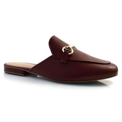 Mule Feminino Lacolly Bordô 62001N