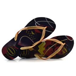 Chinelo Feminino Havaianas Slim Wonder Woman Azul 4149873