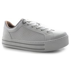 Tênis Casual Feminino Via Marte Branco 010-013-01