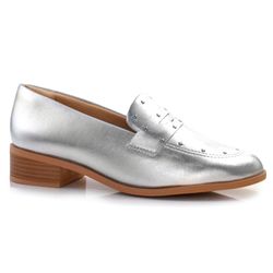 Mocassim Feminino Ramarim Prata 24-16202