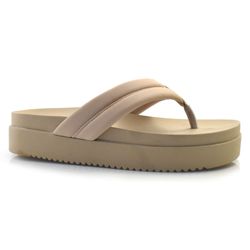 Tamanco Flat Feminino Ramarim Bege 24-42202