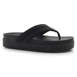 Tamanco Flat Feminino Ramarim Preto 24-42202