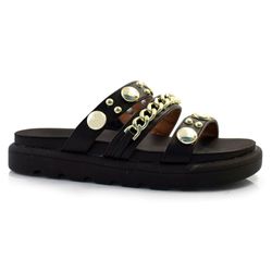 Sandália Flat Feminina Vizzano Preto 6510.102.7286